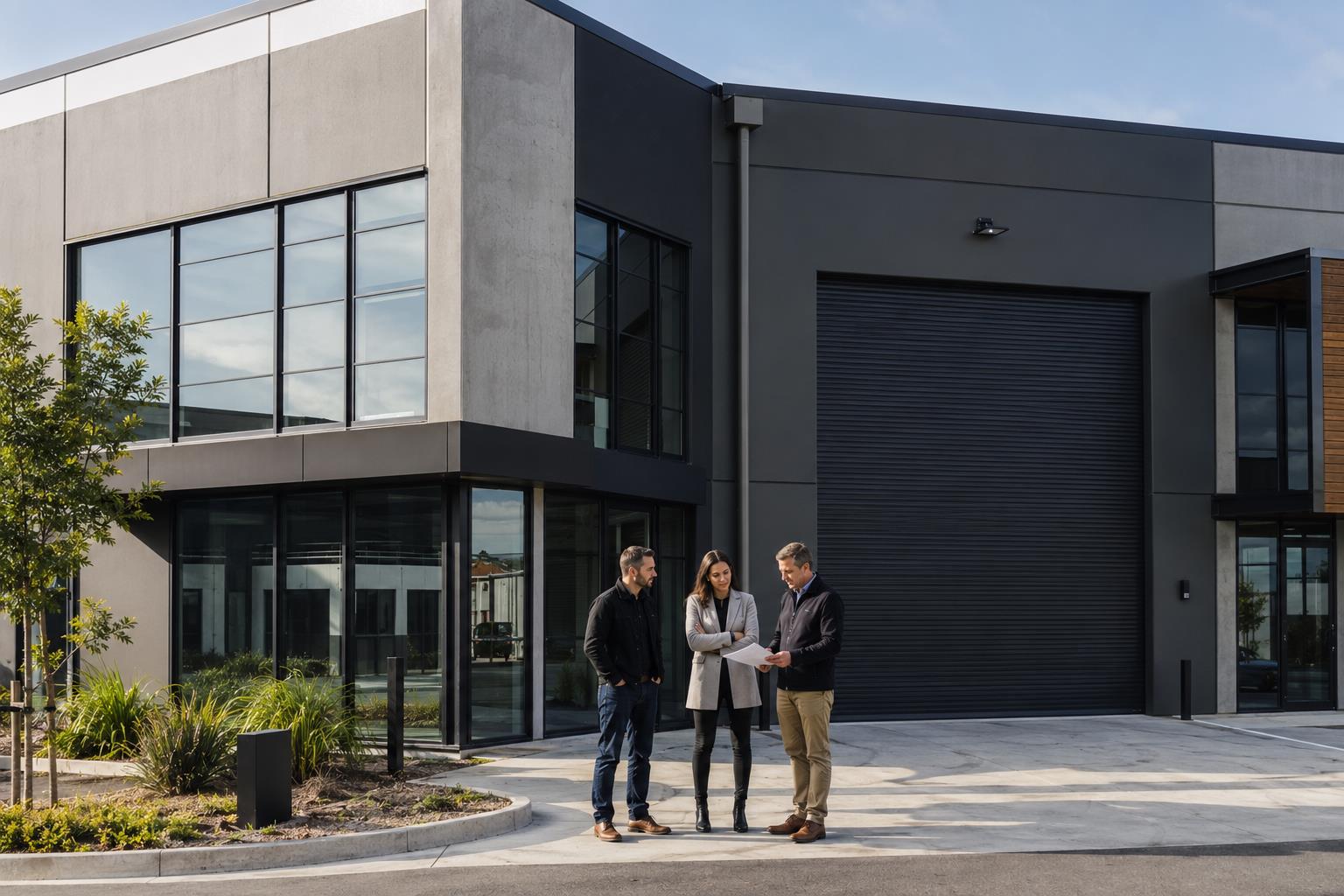 A commercial building in New Zealand
