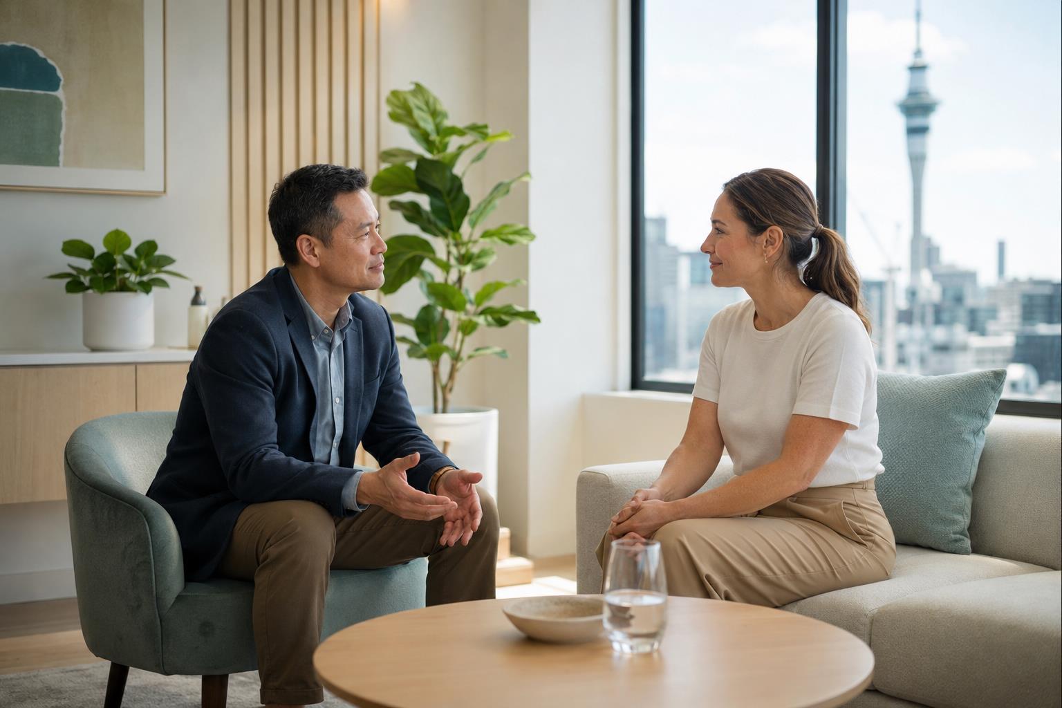 A specialist consultation in a private clinic